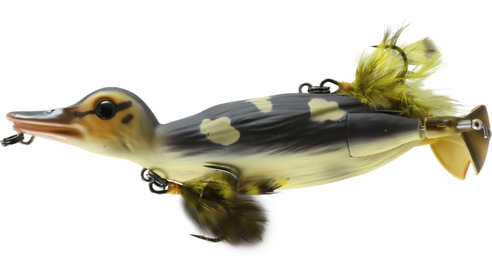 Savage Gear 3D Duck Topwater Hard Bait, 4.25in, 1oz, Wood Duckling, 1586877