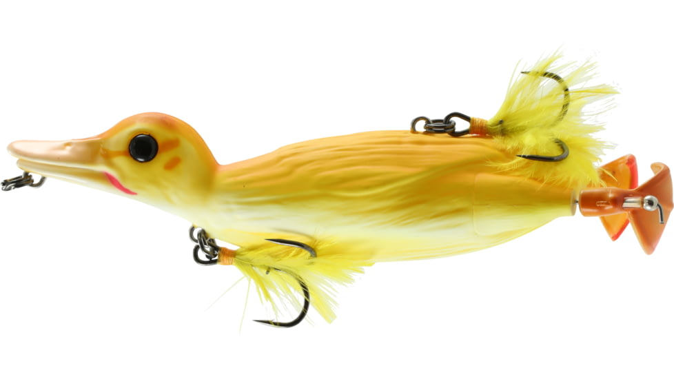 Savage Gear 3D Duck Topwater Hard Bait, 6in, 2.75oz, Yellow Duckling, 1586882