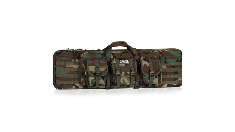 Savior Equipment American Classic Double Rifle Case, M81 Woodland, 35in L x 12in H, RB-3612DG-V1-M81