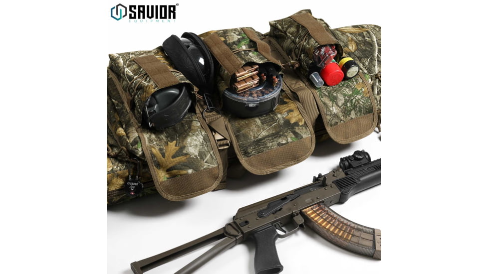 Savior Equipment American Classic Double Rifle Case, Realtree Edge, 41in L x 12in H, RB-4212DG-V1-EDGE