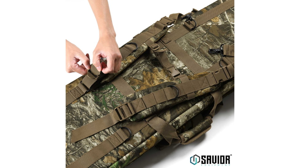 Savior Equipment American Classic Double Rifle Case, Realtree Edge, 41in L x 12in H, RB-4212DG-V1-EDGE