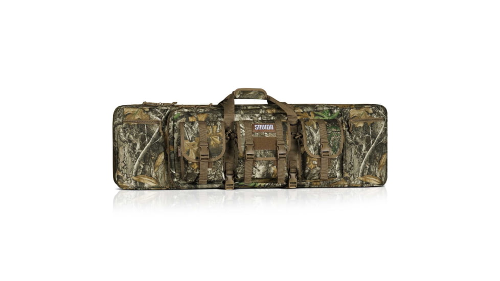 Savior Equipment American Classic Double Rifle Case, Realtree Edge, 45in L x 12in H, RB-4612DG-V1-EDGE