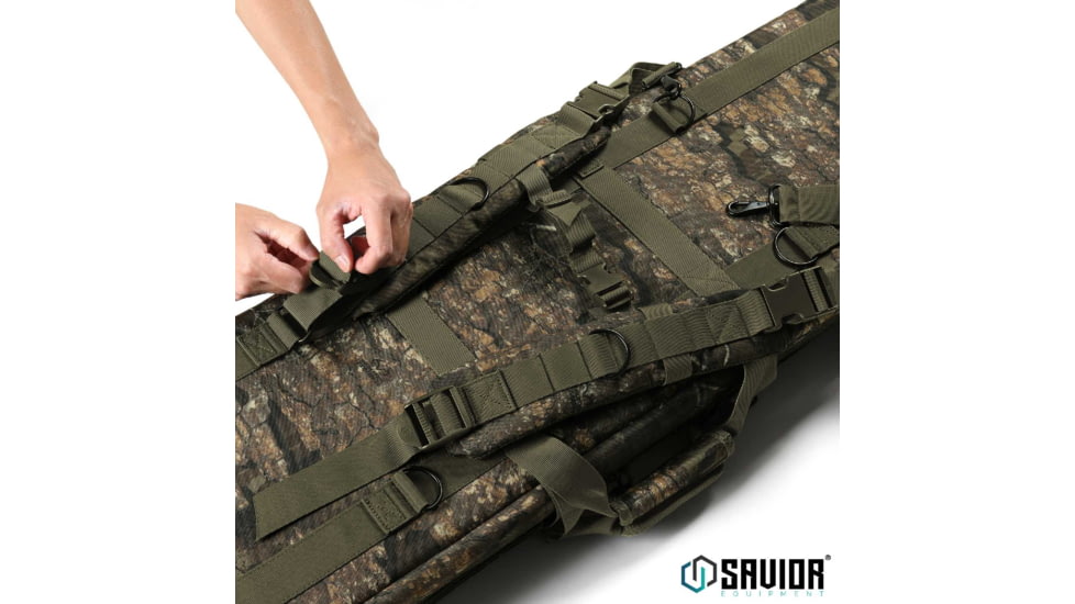 Savior Equipment American Classic Double Rifle Case, Realtree Timber, 41in L x 12in H, RB-4212DG-V1-TMBR