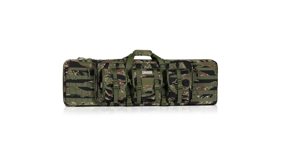 Savior Equipment American Classic Double Rifle Case, Tiger Stripe, 54in L x 12in H, RB-5512DG-V1-TIGR