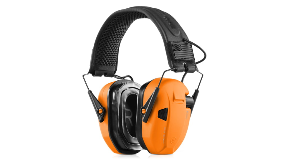 Savior Equipment Apollo Electronic Sound Suppressor, Orange, Collapsed: 5.5 x 5.5 x 4, EM-APOLLO-AN
