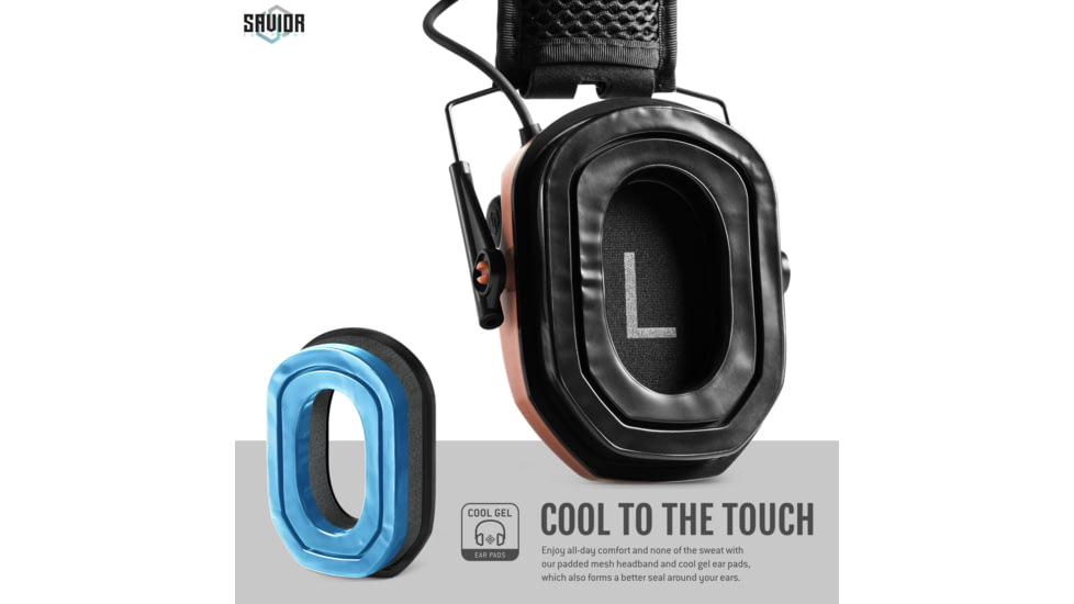Savior Equipment Apollo Electronic Sound Suppressor, Peach, Collapsed: 5.5 x 5.5 x 4, EM-APOLLO-CH