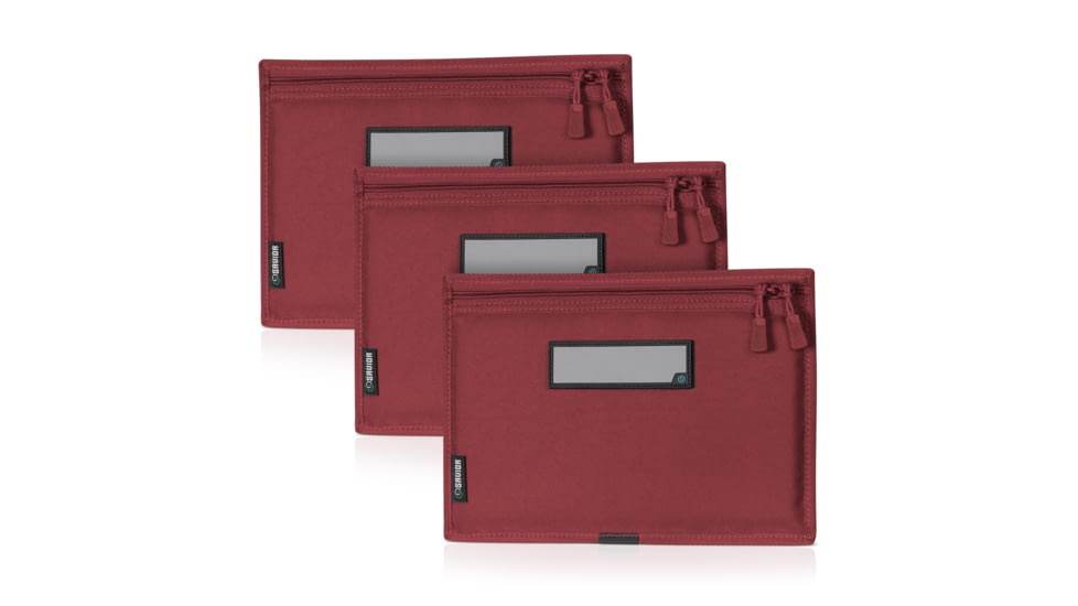 Savior Equipment Replacement Pistol Sleeve for Specialist Range Bag - 3 Pack, Sedona Red, 12.25 x 8.75 x 0.5, HC-RA3GUN-SPARE-3PC-RD