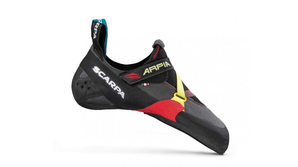 Scarpa Arpia Climbing Shoes - Mens, Black/Red, Medium, 41, 70058/001-BlkRed-41
