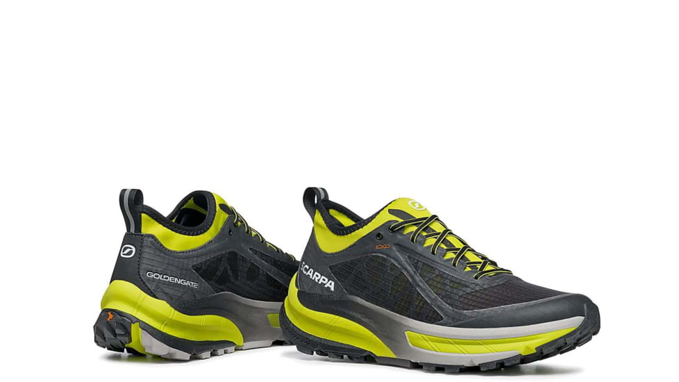 Scarpa Golden Gate ATR Trailrunning Shoes - Mens, Black/Lime, 42, 33076/351-BlkLim-42