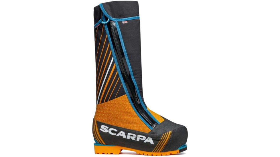 Scarpa Phantom 8000L HD Shoes, Black/Bright Orange, 44, 87401L/500-BlkBorg-44