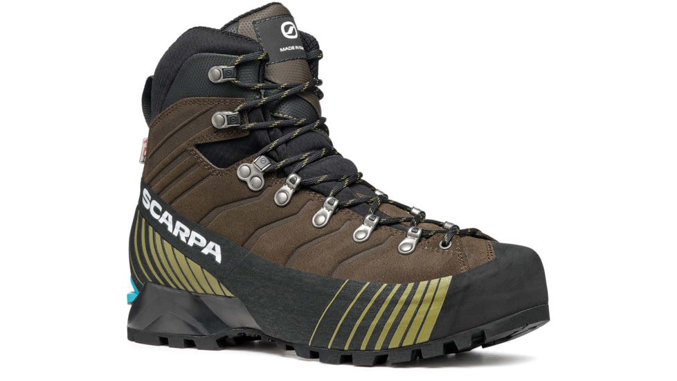 Scarpa Ribelle HD Mountaineering Shoes - Mens, Cocoa/Moss, 42.5, 71088/250-CocMoss-42.5