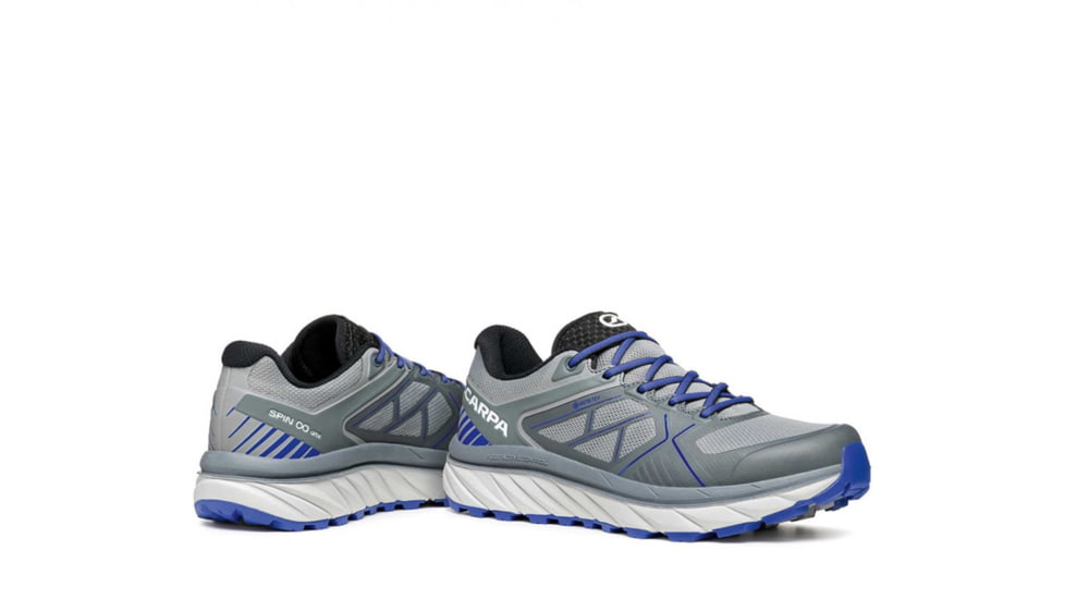 Scarpa Spin Infinity GTX Trailrunning Shoes - Mens, Gray/Deep Blue, 40, 33074/201-GryDblu-40