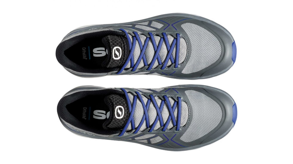 Scarpa Spin Infinity GTX Trailrunning Shoes - Mens, Gray/Deep Blue, 40, 33074/201-GryDblu-40