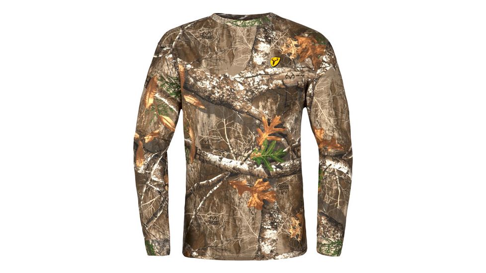 Scentblocker Scent Blocker T-shirt Mens W/s3 L-sleeve Rt-edge Large