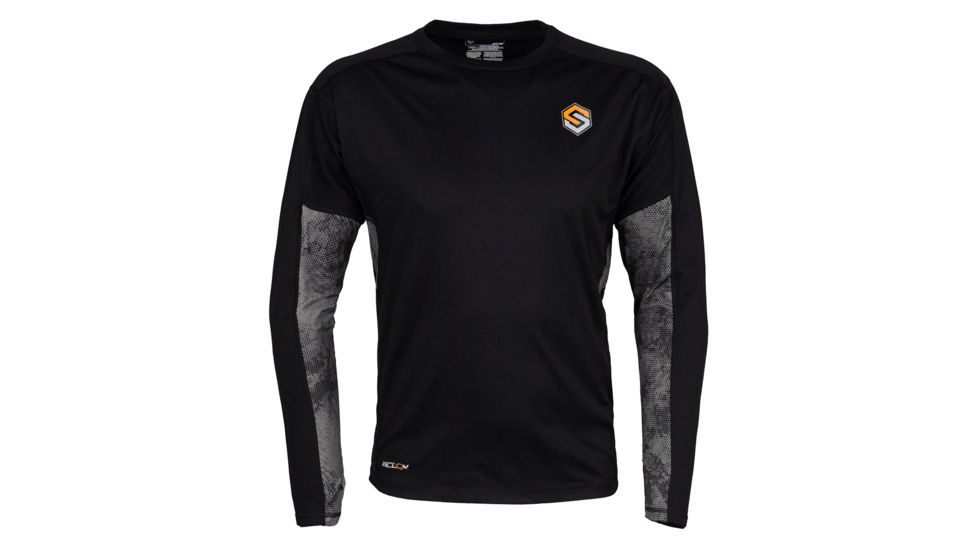 ScentLok Baseslayers AMP Heavyweight Top - Mens, Black, Large, 82706-090-LG