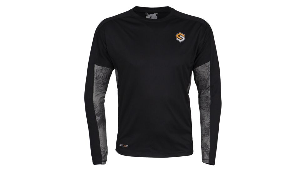 ScentLok Baseslayers AMP Lightweight Top - Men's, Black, Large, 82414-090-LG