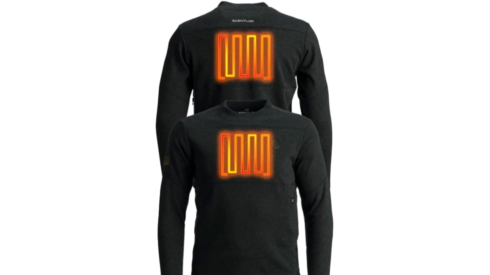 ScentLok BE:1 Trek Heated Base Shirt - Men's, 3XL, Blackout Black, 1409328