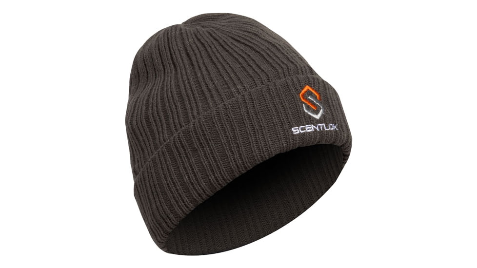 Scentlok Beanie Carbon Alloy Knit Cuff Black