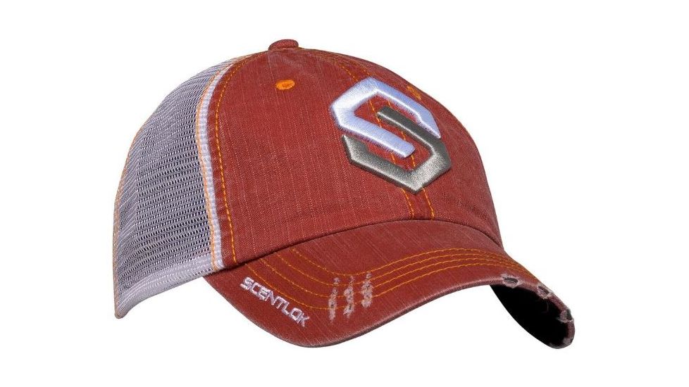 ScentLok Distressed Logo Hat, 2015, Orange, OS 14036-107-OS