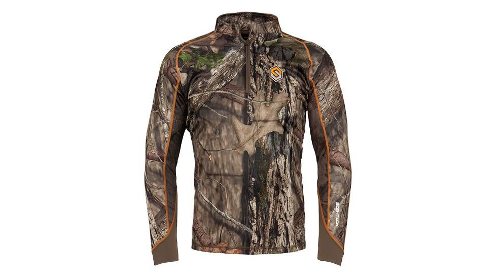 ScentLok Savanna Attack 1/4 Zip Shirt - Mens, Mossy Oak Break up Country, Large 87407-082-LG