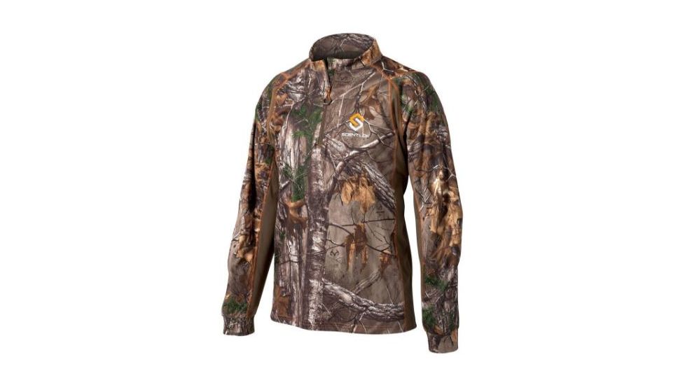 ScentLok Savanna Attack 1/4 Zip Shirt, Realtree Xtra, MD 87406-056-MD