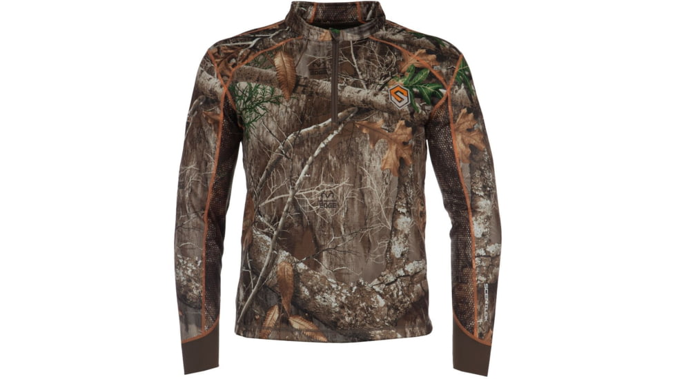 Scentlok Shirt Savanna Aero Attack 1/4 Zip X-large Rt-edge