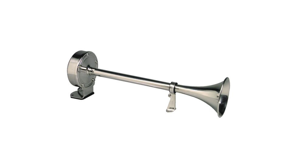 Schmitt &amp; Ongaro Marine Deluxe SS Single Trumpet Horn - 24V 41528