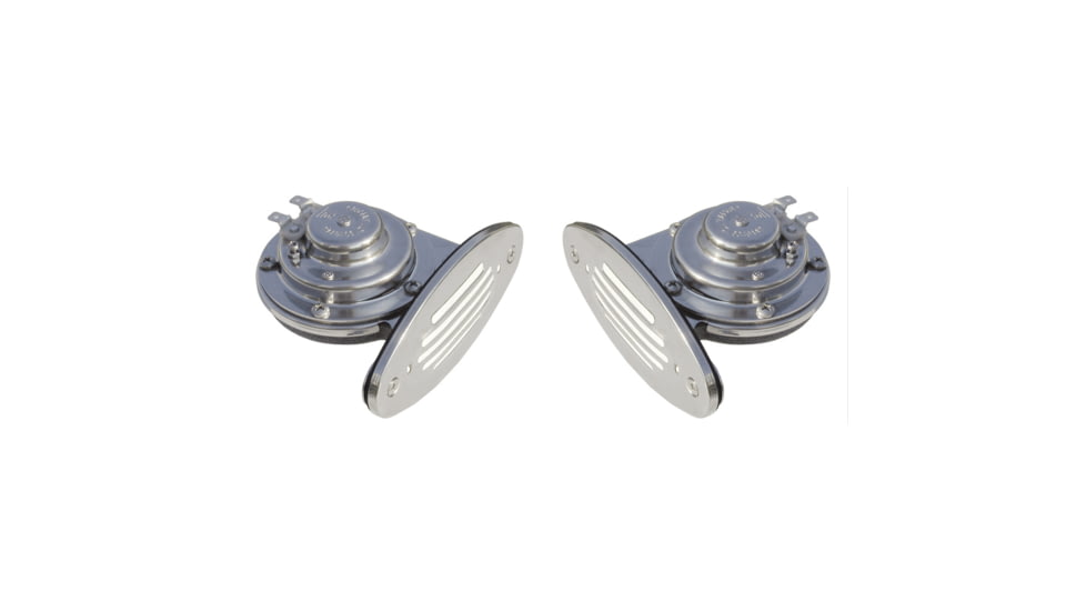 Schmitt &amp; Ongaro Marine Dual Drop-In Horn w/SS Grills High &amp; Low Pitch Mini 41523