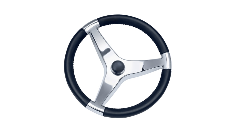 Schmitt &amp; Ongaro Marine Evo Pro 316 Cast Stainless Steel Steering Wheel - 13.5&quot;Diameter 49143