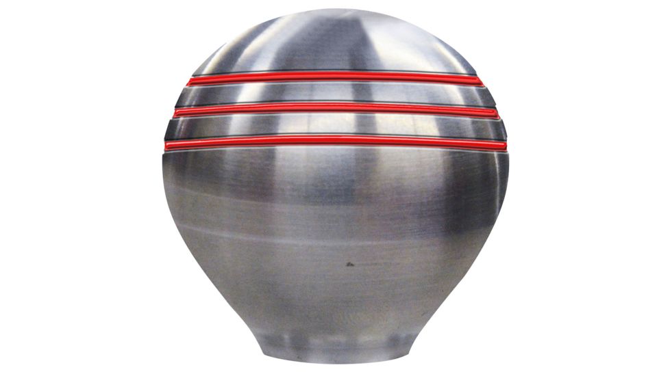 Schmitt &amp; Ongaro Marine Throttle Knob - 1-1/2" - Red Grooves 48240