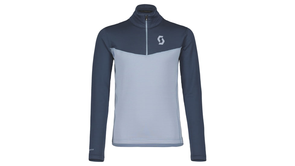 SCOTT Defined Light Junir Pullover, Metal Blue/Glace Blue, Large, 2918397379008