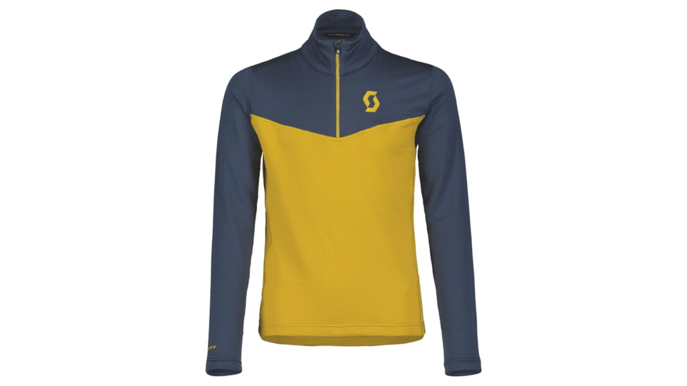 SCOTT Defined Light Junir Pullover, Metal Blue/Mellow Yellow, Extra Large, 2918397380009
