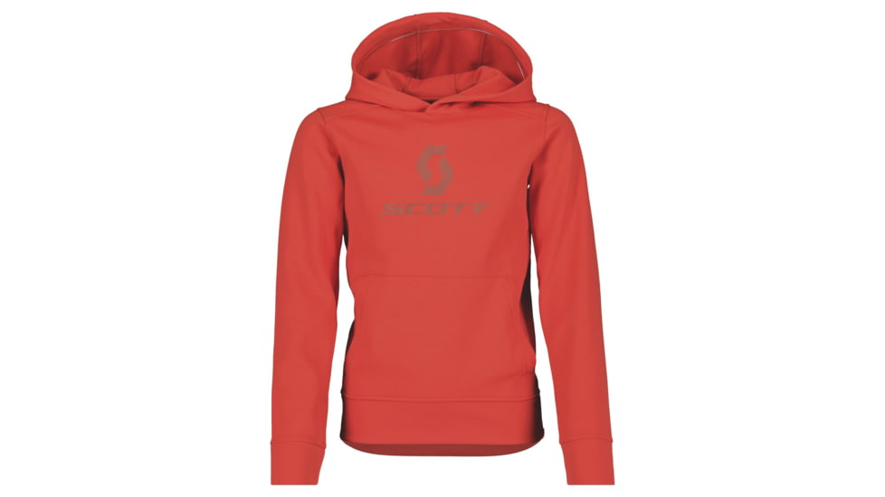 SCOTT Defined Mid Junior Hoody, Magma Red, Medium, 2918387373007