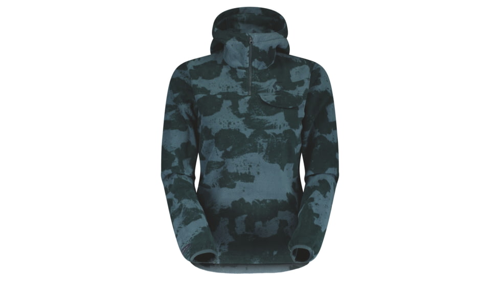 SCOTT Defined Original Fleece Pullover - Womens, Aruba Green Print, 2XS, 2918307363005