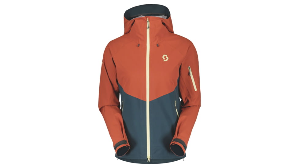 SCOTT Explorair 3L Jacket - Womens, Earth Red/Aruba Green, Medium, 2837647369008