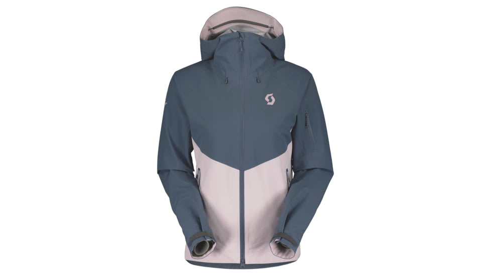 SCOTT Explorair 3L Jacket - Womens, Metal Blue/Sweet Pink, Small, 2837647381007