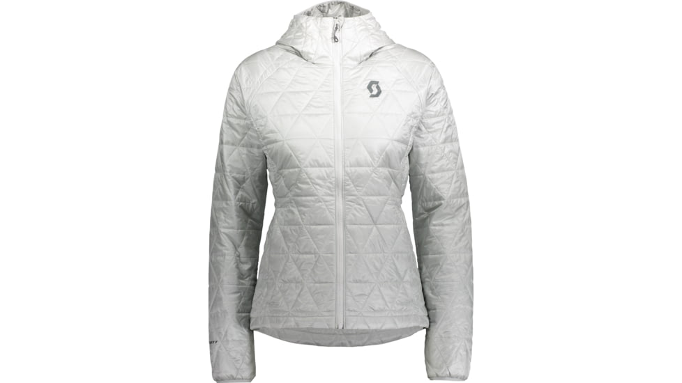 SCOTT Insuloft Superlight PL Hoody Jacket - Womens, Light Grey, Medium, 2837980177008