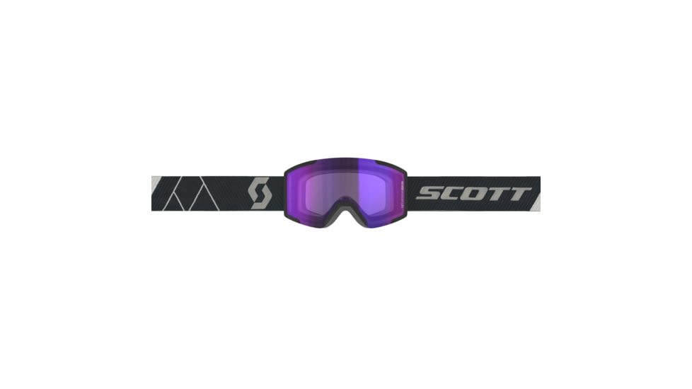 SCOTT Shield LS Goggle, Mountain Black/Light Sensitive Blue Chrome, 2778366663307