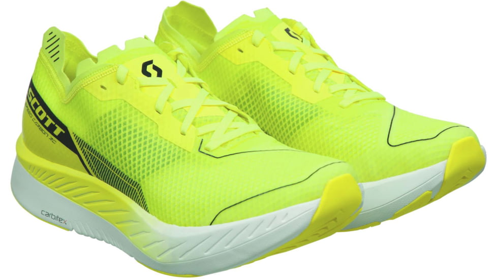 SCOTT Speed Carbon RC Shoes - Womens, Yellow/White, 7.5, 2878291182385-7.5