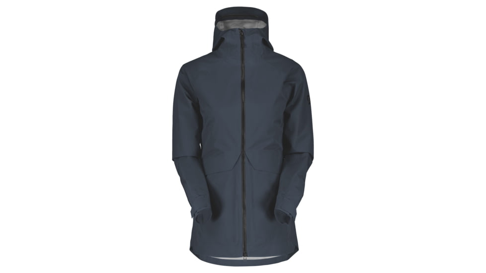 SCOTT Tech Coat 3L Jacket - Womens, Dark Blue, Extra Small, 4001230114006
