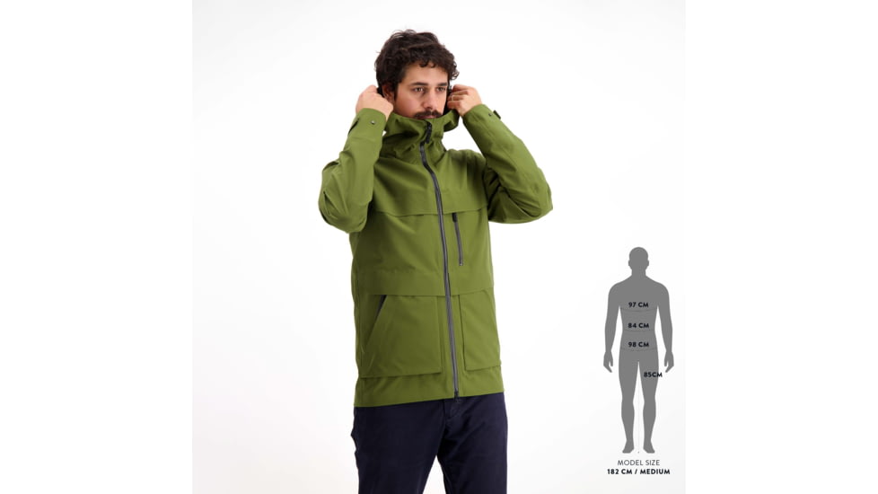 SCOTT Tech Field 3L Jacket - Mens, Fir Green, Large, 4001137340010