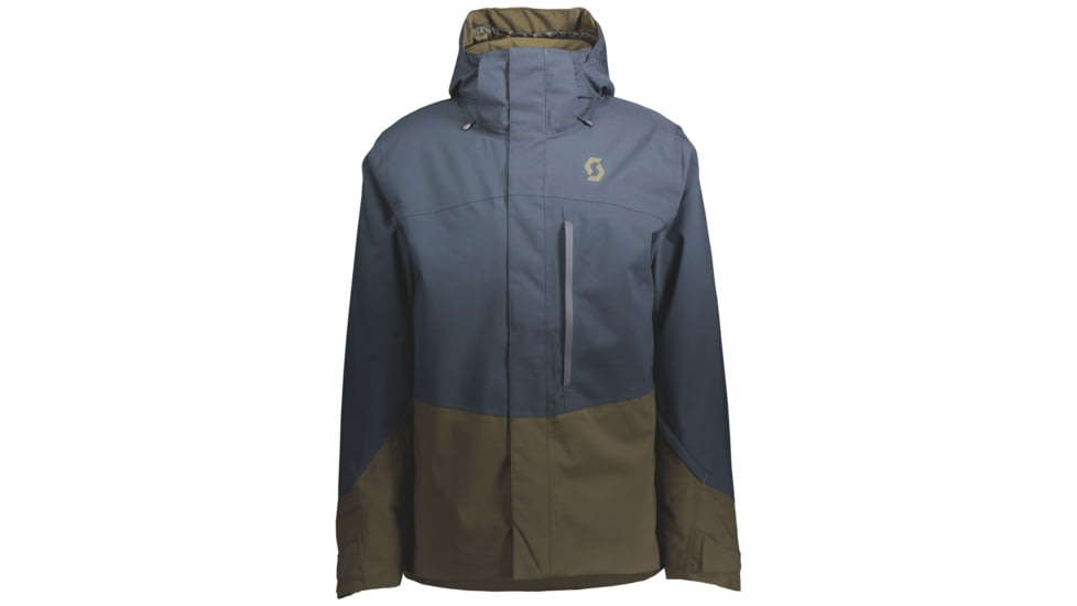 SCOTT Ultimate Dryo 10 Jacket - Mens, Dark Blue/Earth Brown, Small, 2837577035006