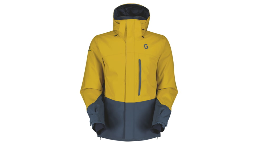 SCOTT Ultimate Dryo 10 Jacket - Mens, Mellow Yellow/Metal Blue, Medium, 2837577376007