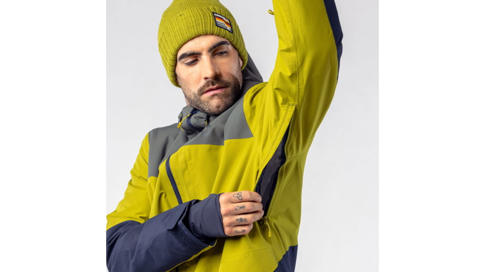 SCOTT Ultimate Dryo Ripstop Jacket - Mens, Shadow Grey/Meadow Green, 2XL, 4198997858014