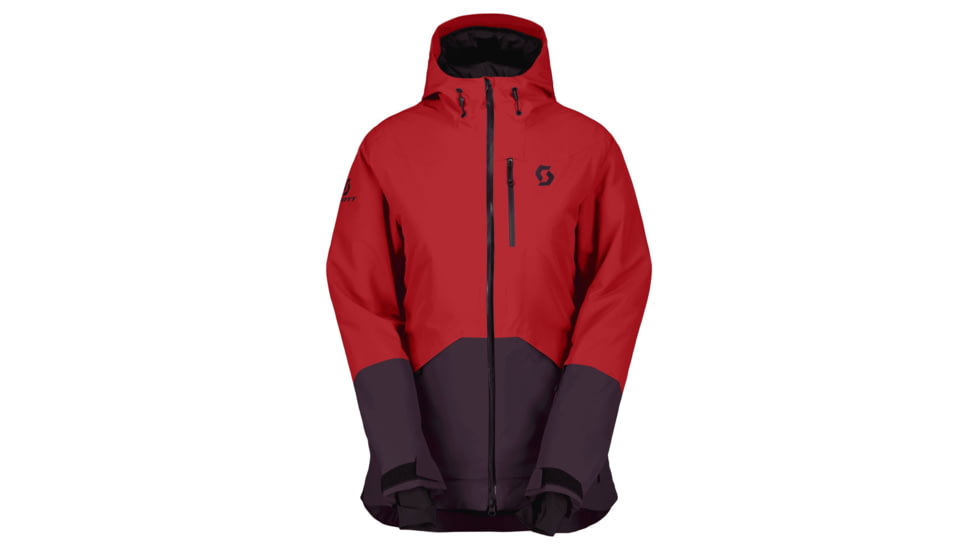 SCOTT Ultimate Dryo Ripstop Jacket - Womens, Power Red/Rich Purple, Medium, 4199057867010