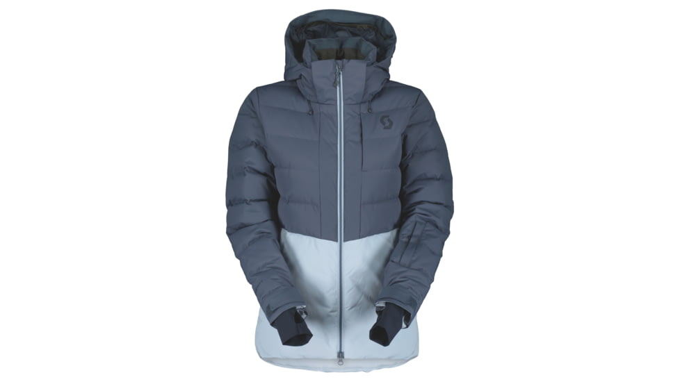 SCOTT Ultimate Warm Jacket - Womens, Metal Blue/Glace Blue, Large, 2918697379009