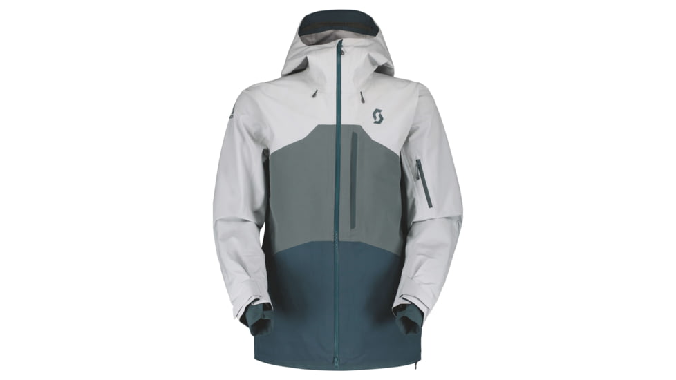 SCOTT Vertic 3L Jacket - Mens, Light Grey/Grey Green, Large, 2837487393008