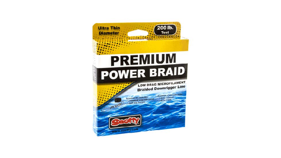 Scotty Power Braid Downrigger Line, 200#, 200ft, New Condition SCT-2700K