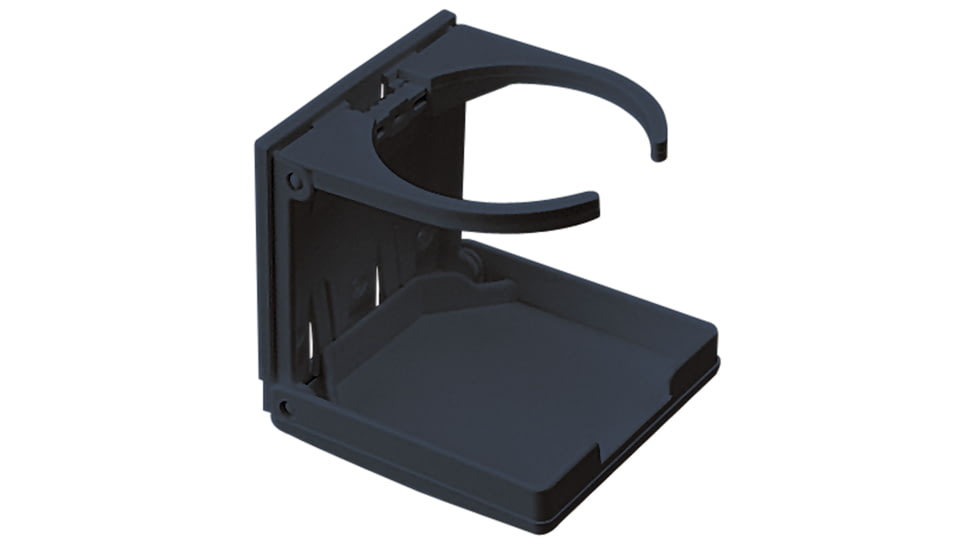 Sea-Dog Adjustable Folding Drink Holder, Black, 588220-1