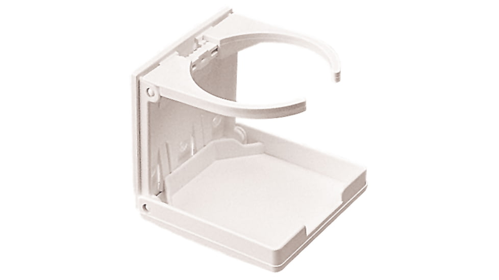 Sea-Dog Adjustable Folding Drink Holder, White, 588221-1
